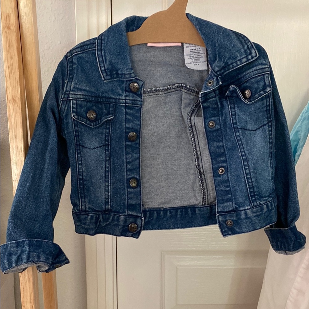Nina Blue Cropped Jean Jacket